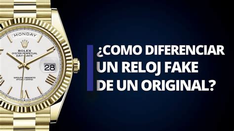 cómo identificar un rolex.